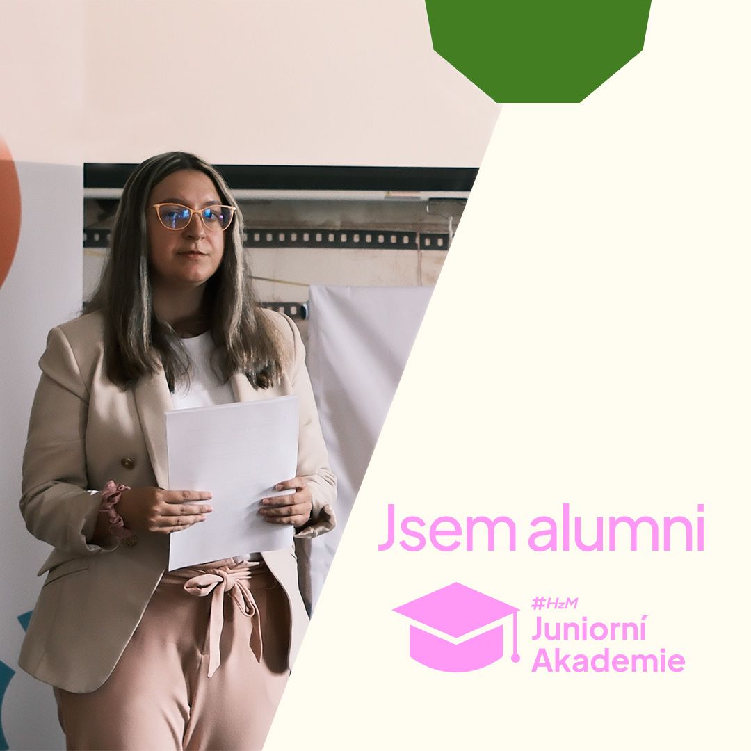absolventka #HzM Juniorní akademie