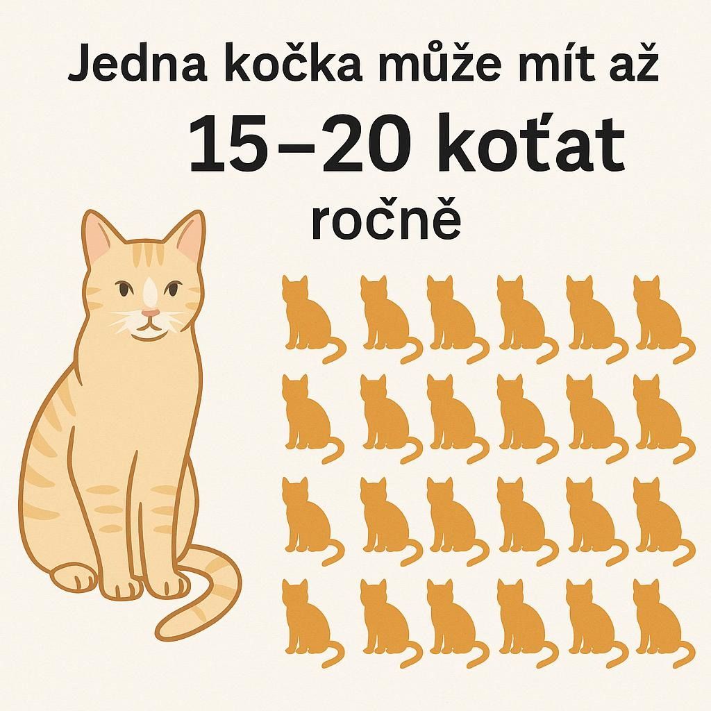 infografika proč kastrovat kočky